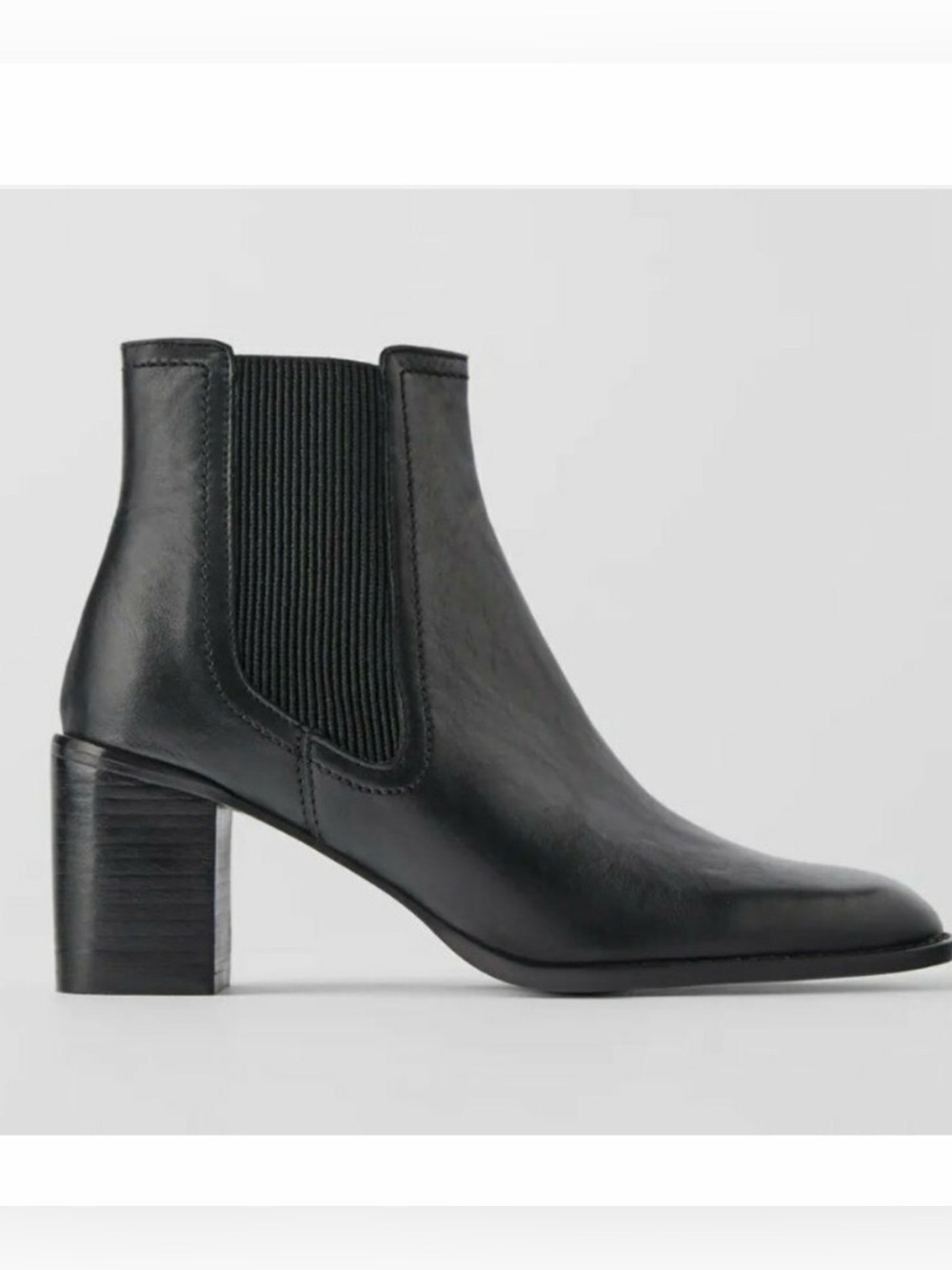 Zara black Chelsea boots